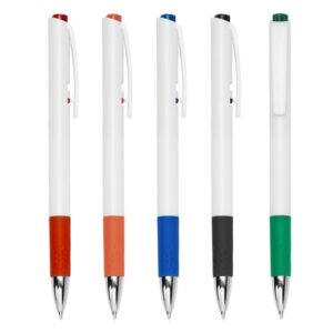 Caneta Plástica Personalizada Frete Grátis - Mínimo 200