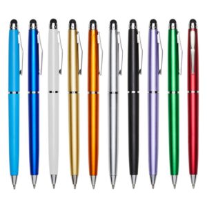 Caneta Plástica Touch Personalizada Frete Grátis - Mínimo 300