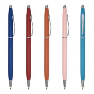 Caneta Semimetal Personalizada Frete Grátis - Mínimo 200